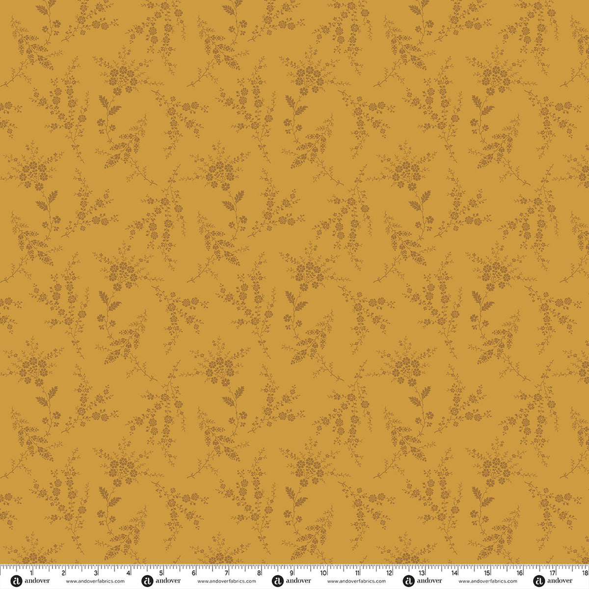 Andover Fabrics Secret Stash Favorites - Amber Spruce Amber