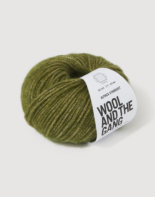 Wool and the Gang Alpaca Stardust 50g - Lightning Green