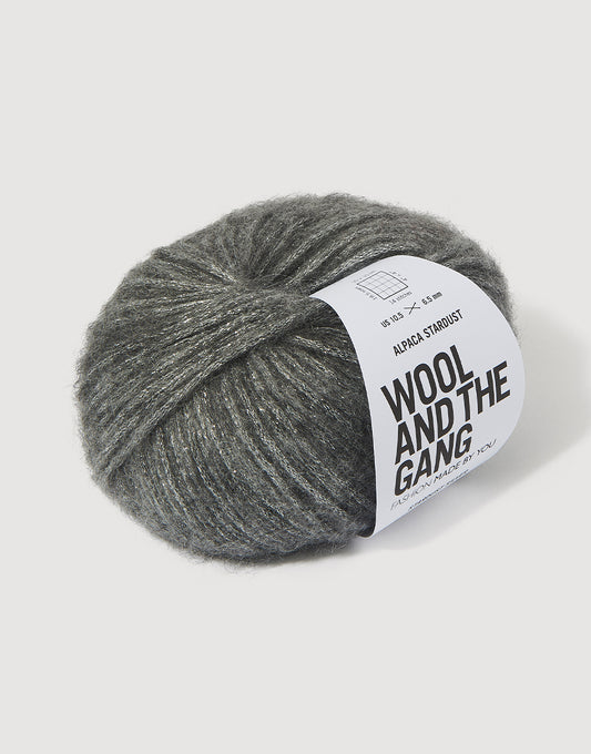 Wool and the Gang Alpaca Stardust 50g - Stardust Silver