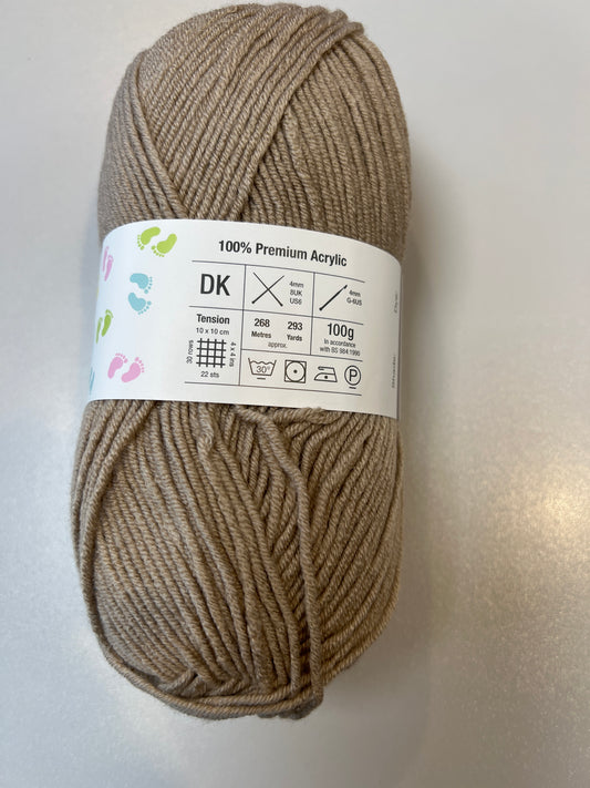 Stylecraft Bambino DK in Toasted Almond — 100% Premium Acrylic, DK (Double Knitting), 100g