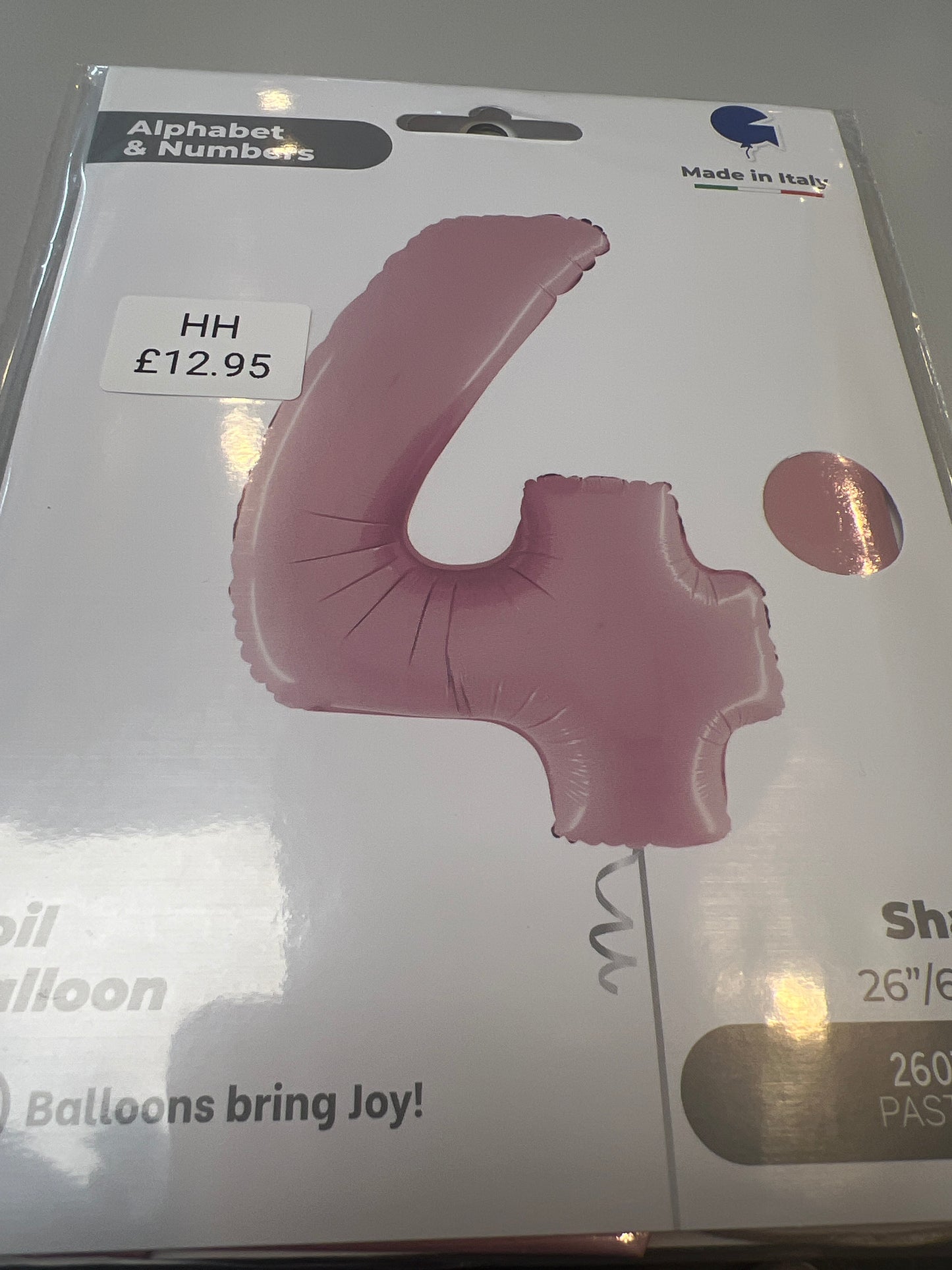 Helium balloon No 4 pink. 26”