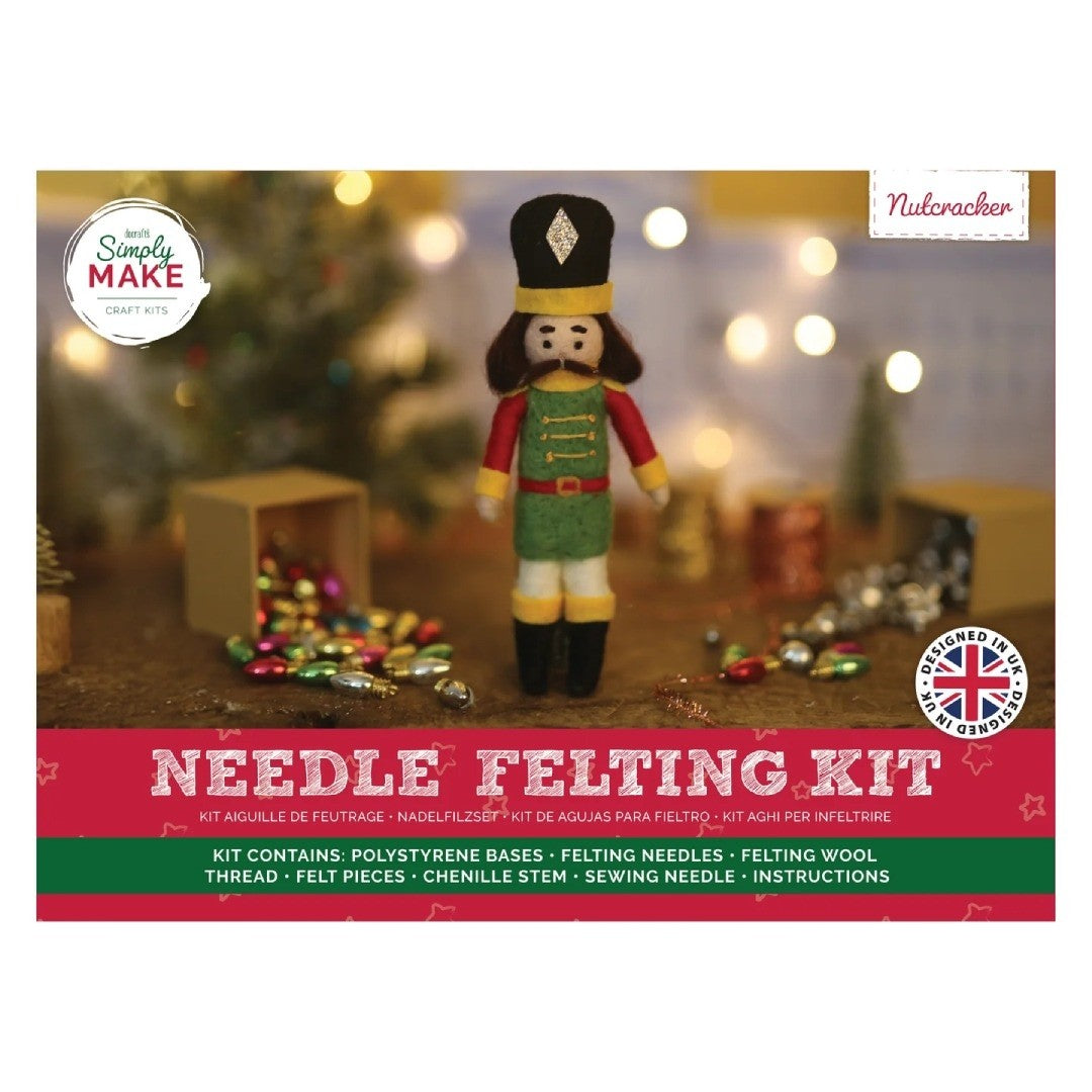 Simply Make Needle Felting Kit Nutcracker