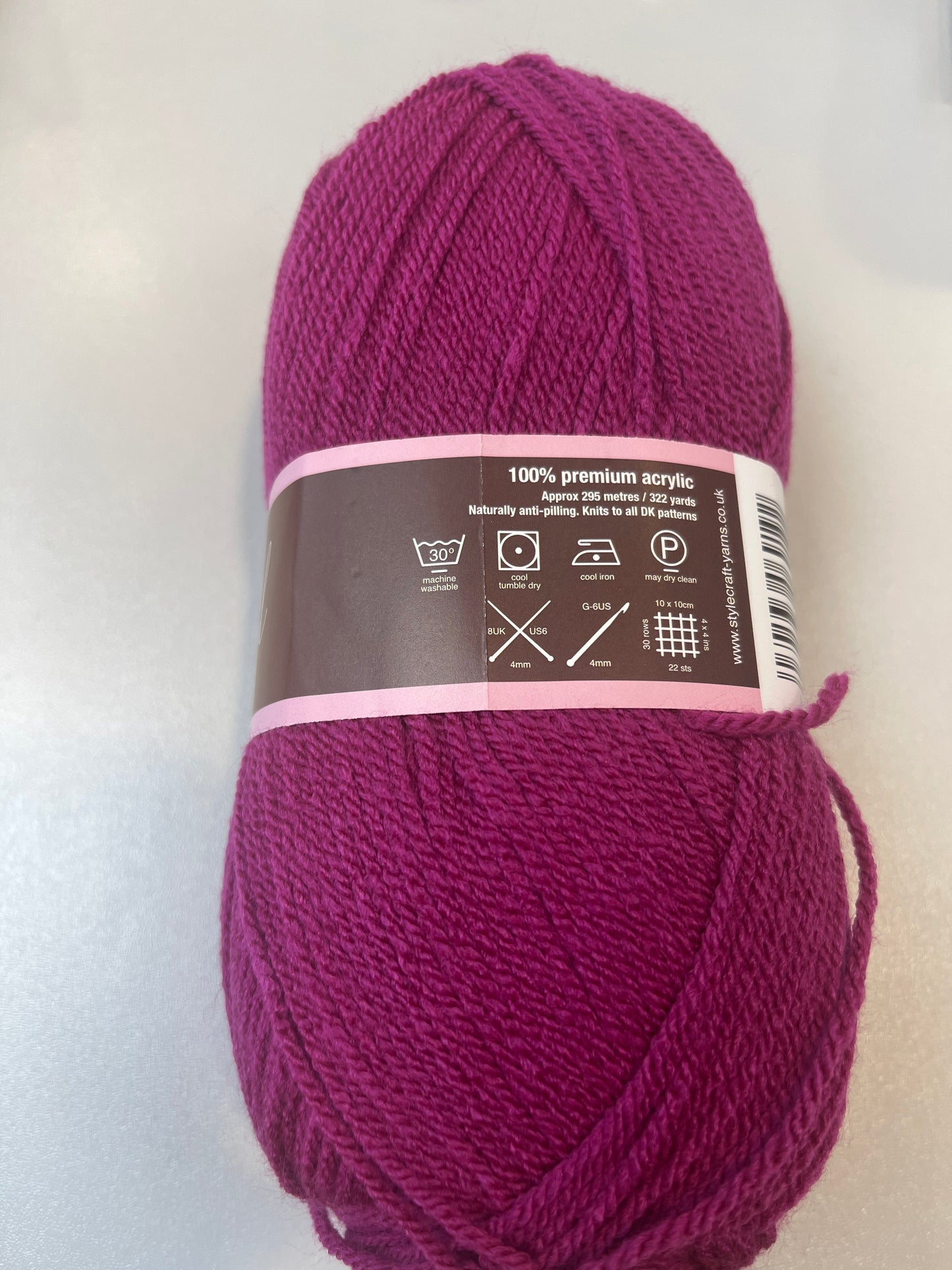 Stylecraft yarn - texture detail