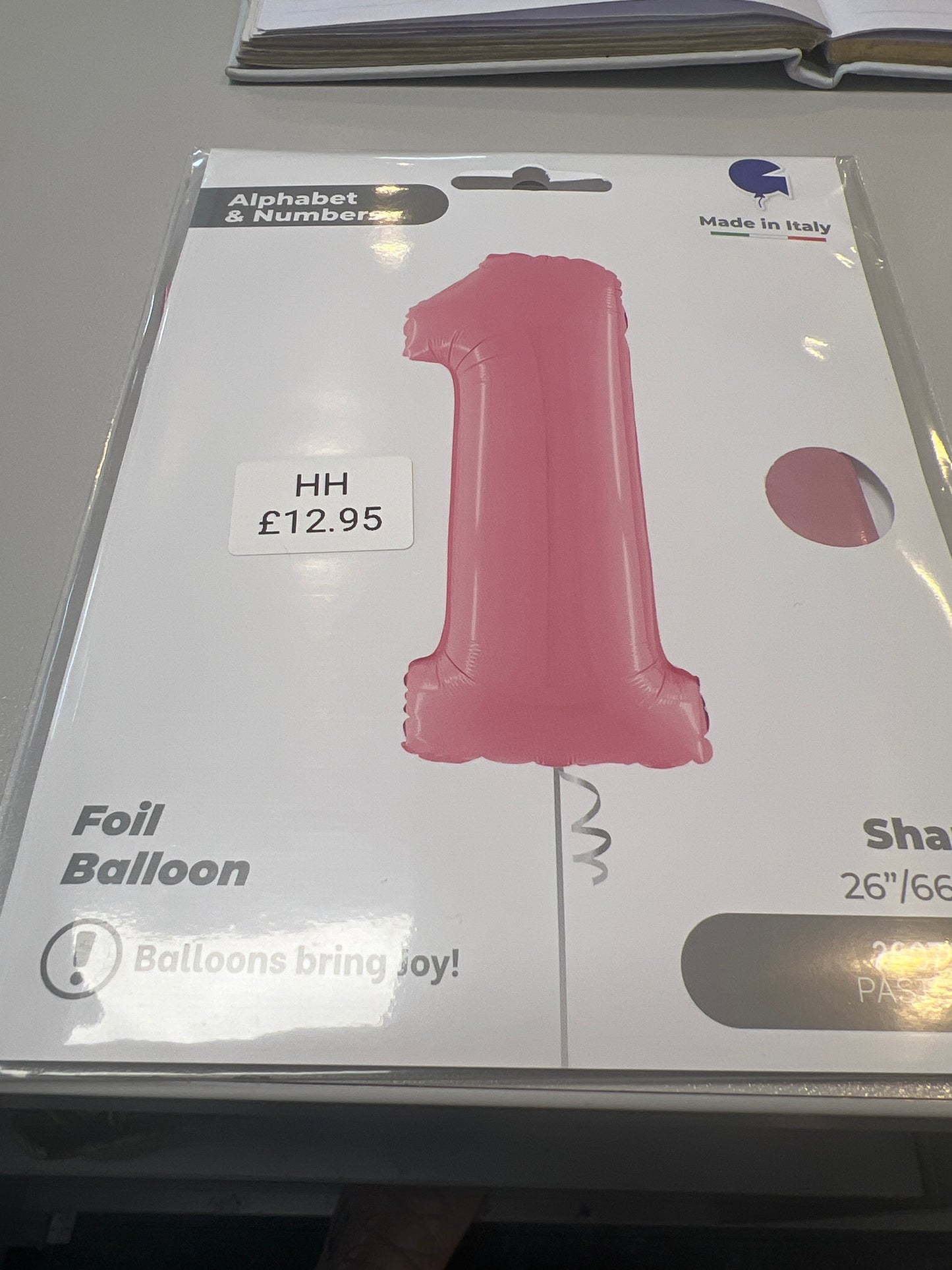 Helium balloon No1 pink. 26”