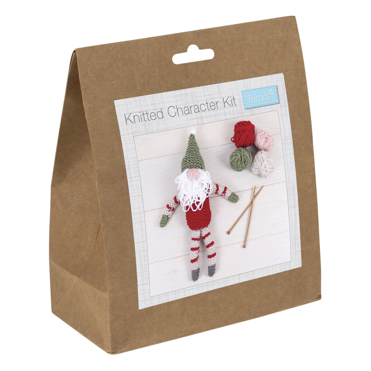 Trimits Character Knitting Kit Christmas Gonk