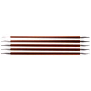 KnitPro Knitting Pins Double-Ended Set of 5 Zing 15cm x 5.50mm