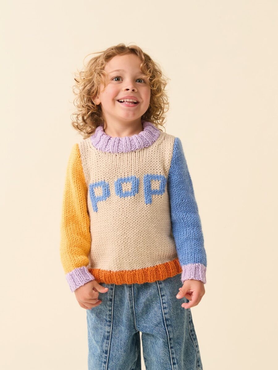 Sirdar F077 Pop It On Sweater