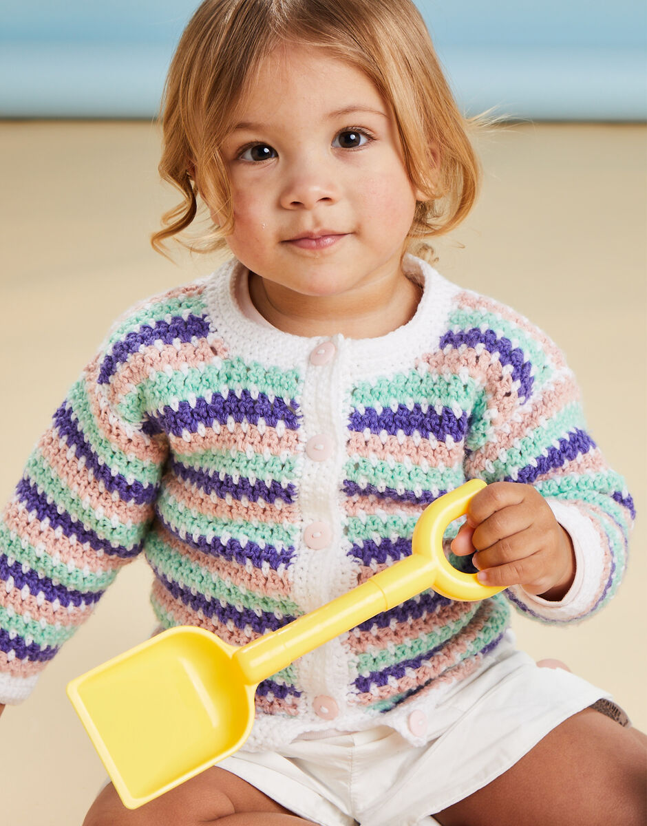 Sirdar F075 Seaside Ripples Cardigan