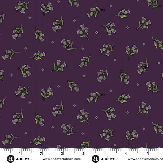 Makower UK Kindred - Thistle Purple