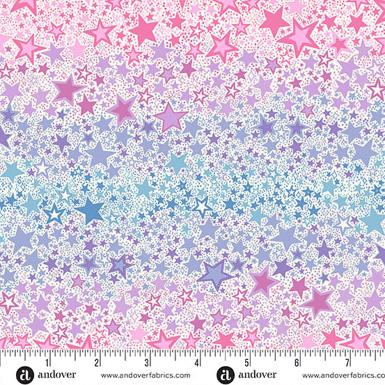 Makower UK Dance Class - Ombre Star Cream