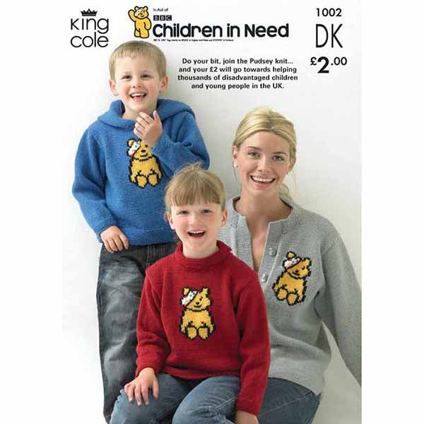 King Cole Pudsey Jumper Pattern