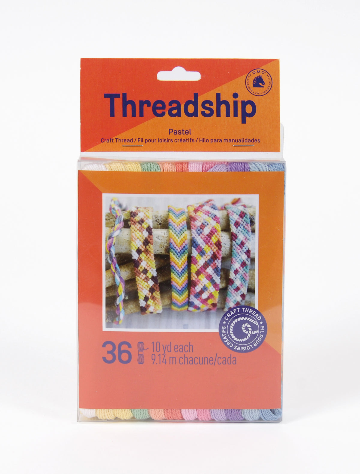 DMC Threadship Craft Pack - 36 Skeins Pastel Colours