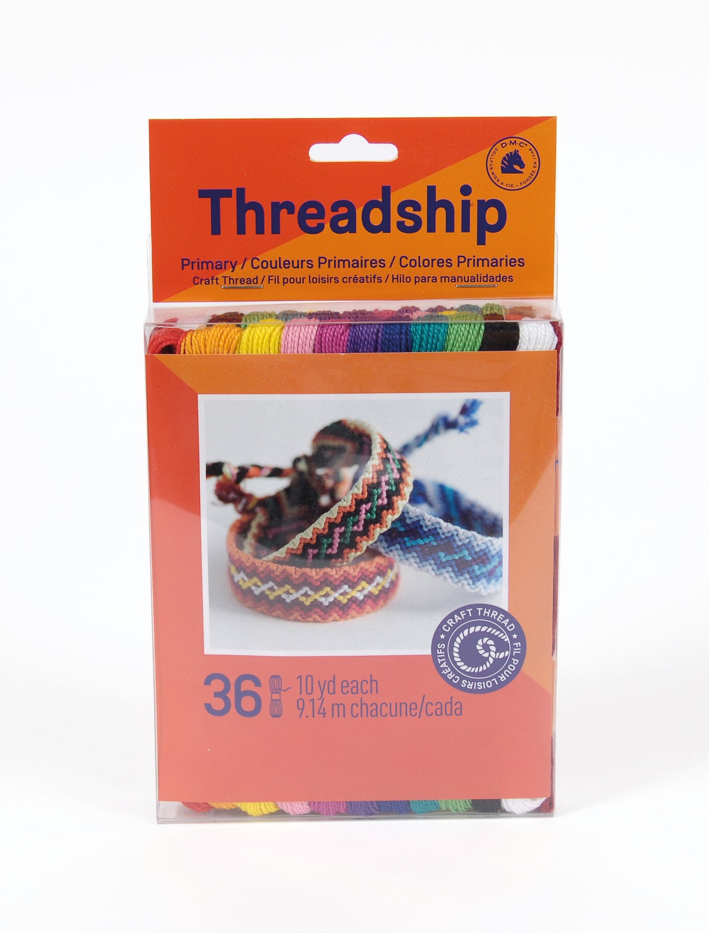 DMC Threadship Craft Pack - 36 Skeins Primary Colours