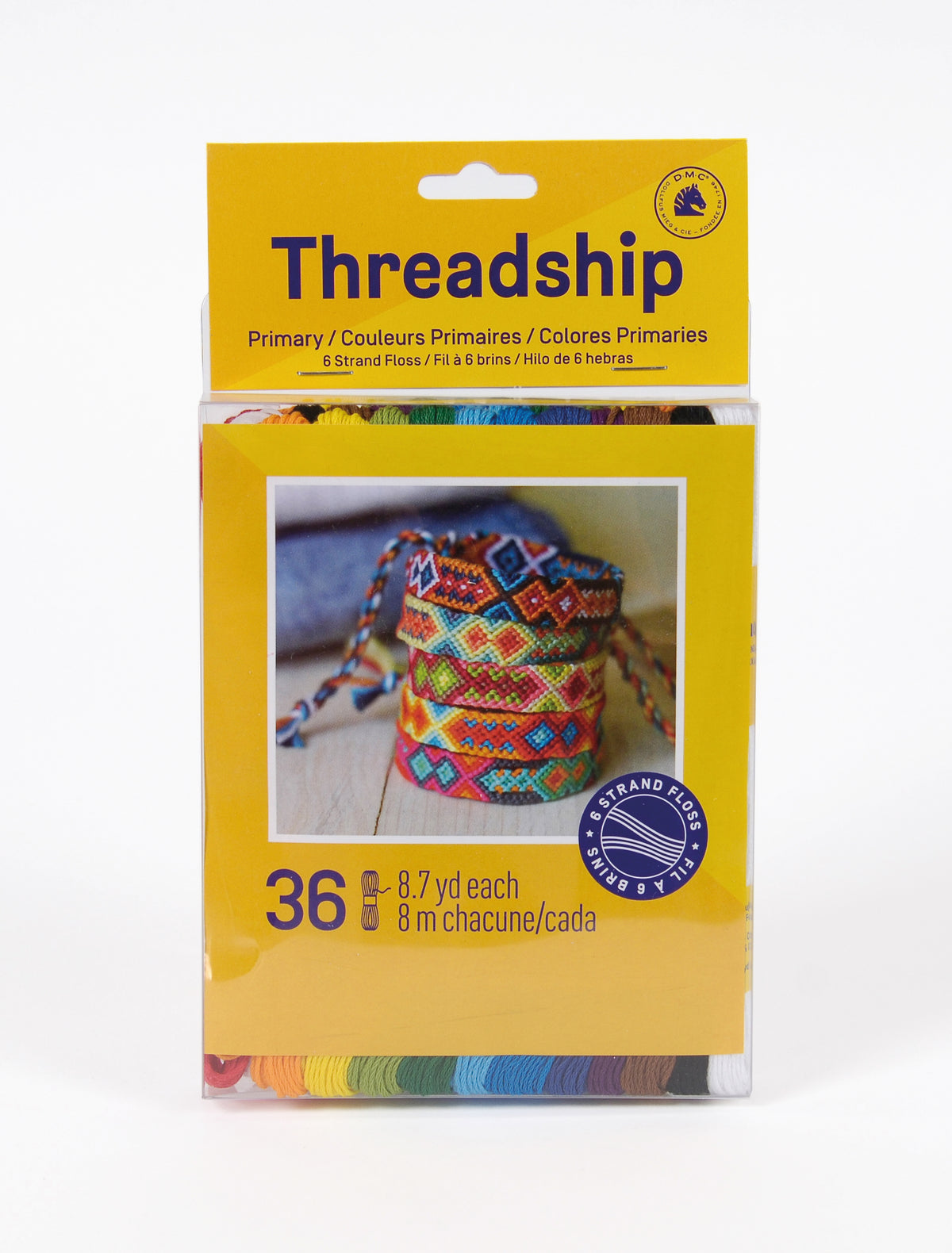 DMC Threadship Floss Pack - 36 Skeins Primary Colours