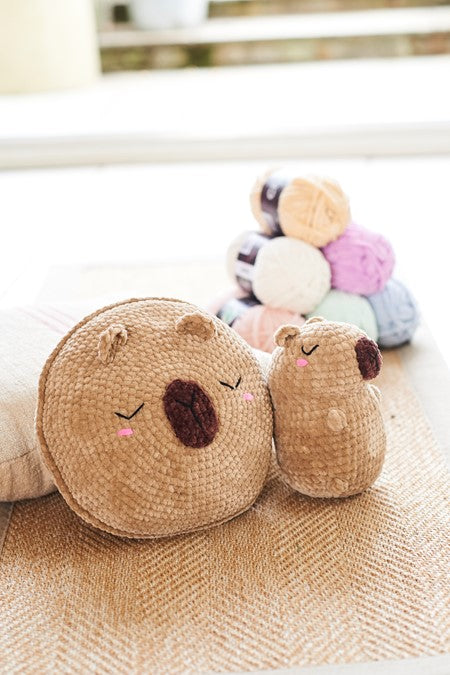 Stylecraft Chenille Chunky Pattern 10242 - Capybara