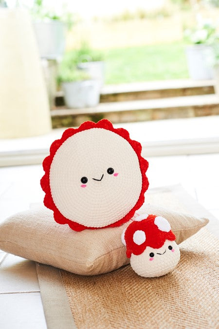 Stylecraft Chenille Chunky Pattern 10244 - Toadstool