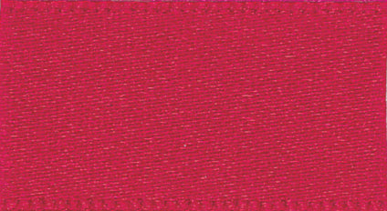 Berisfords Double-Faced Satin Ribbon 20m x 50mm Red