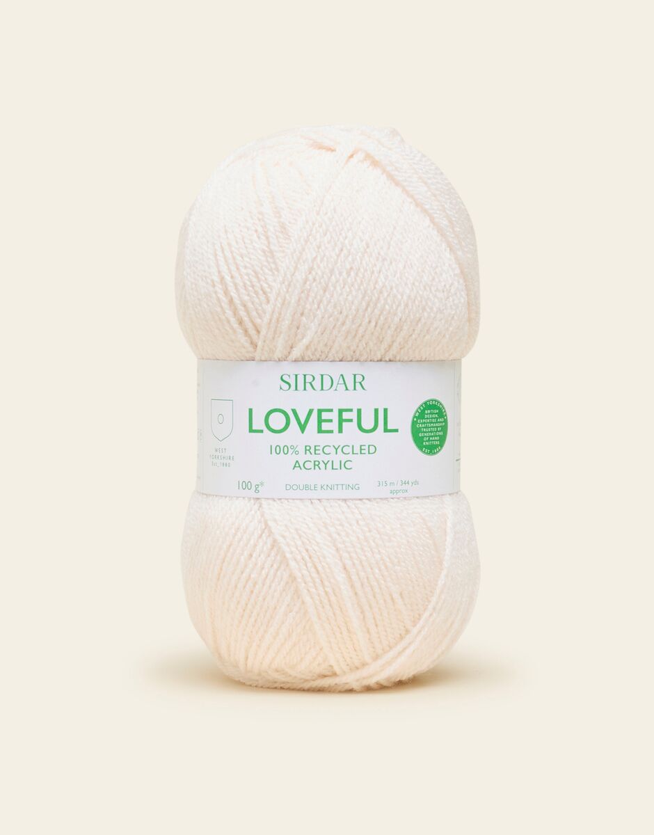 Sirdar Loveful 100% Recycled Acrylic DK - Stone
