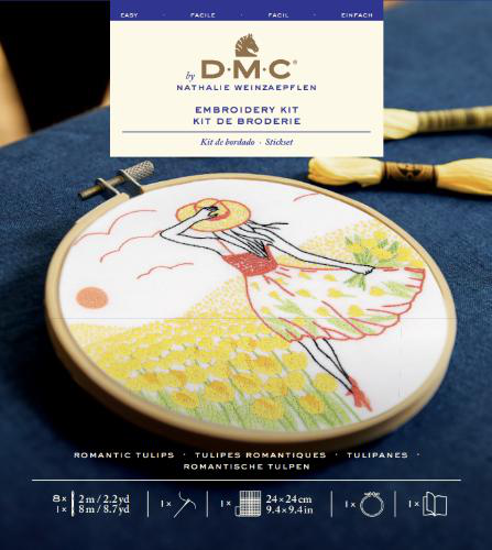 DMC Embroidery Kit. Romantic Poppies