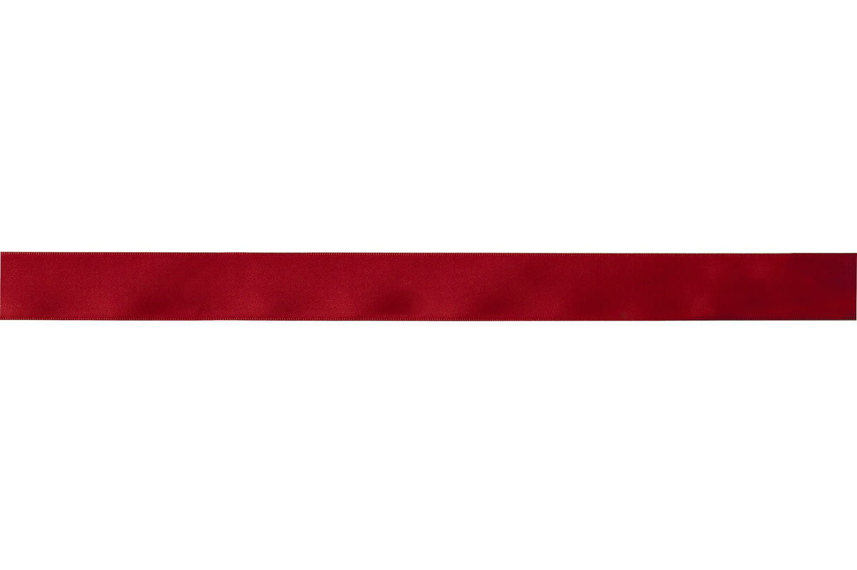 Trimits Double-Faced Satin Ribbon 6mm Scarlet (20m Reel)