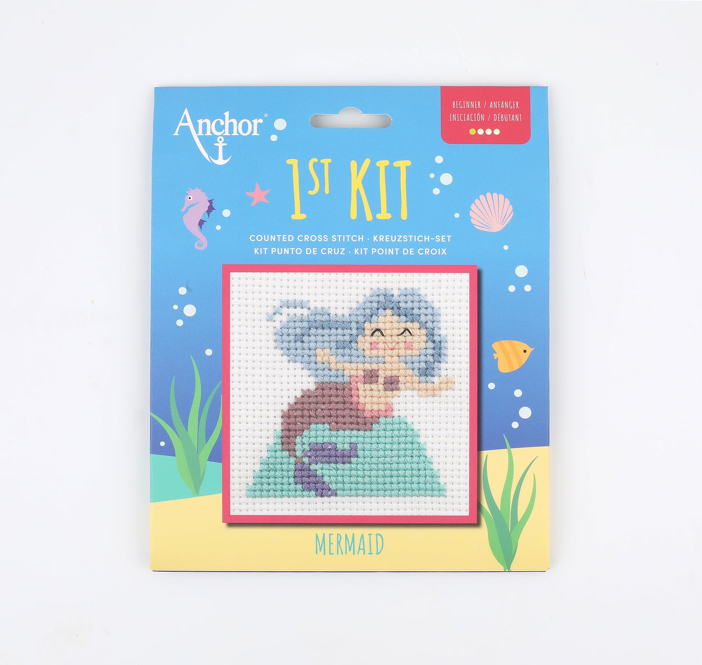 Anchor 1st Kit, Cross Stitch, Mermaid
