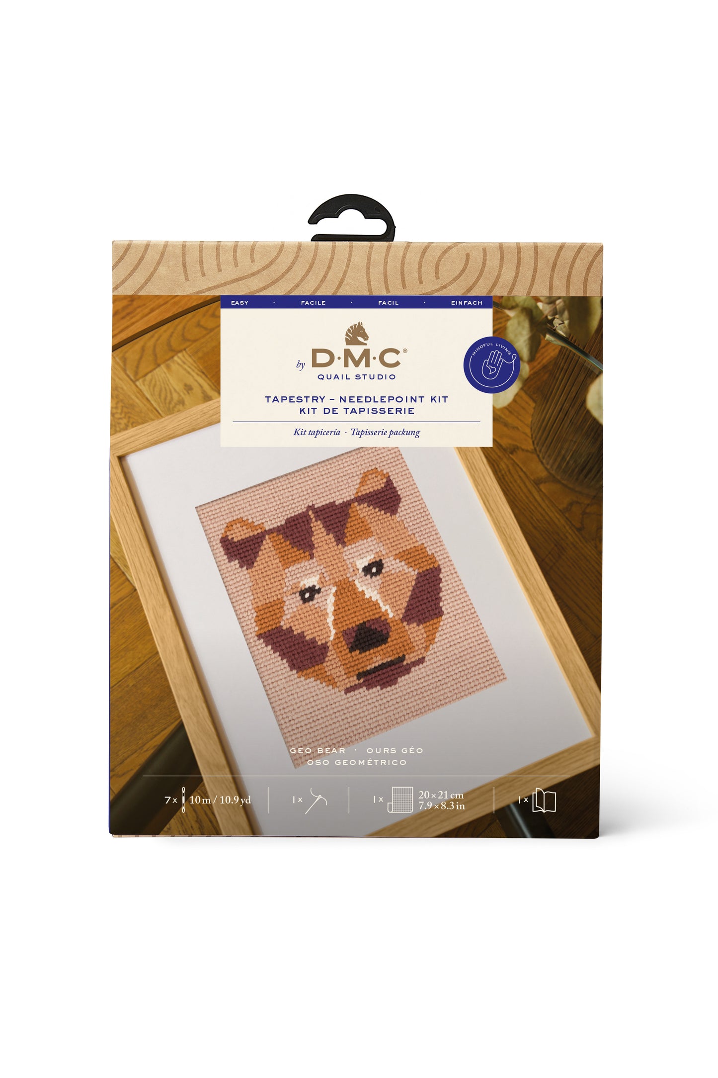 DMC KIT TAPISSERIE - OURS GEO