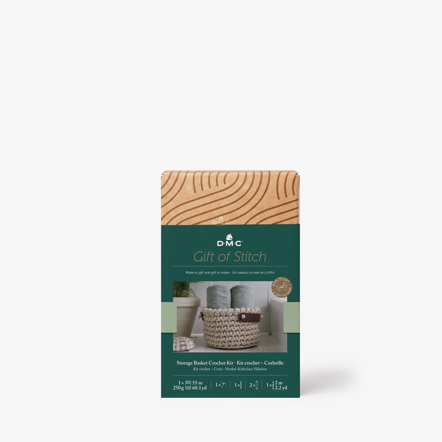 DMC Storage Basket Crochet Kit