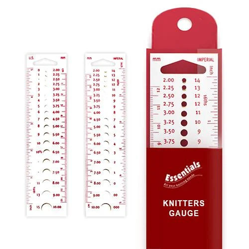 Knitting gauge