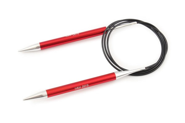 KnitPro Zing 9.00mm x 120cm Fixed Circular Knitting Needle - Garnet