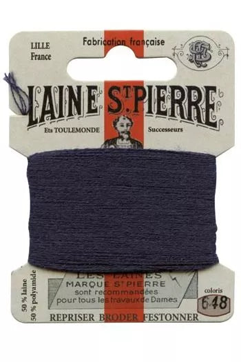 Laine Saint-Pierre embroidery thread shade 648 Navy