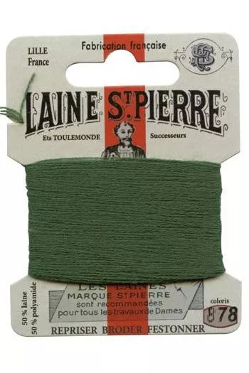 Laine Saint-Pierre embroidery thread shade 878 Forest