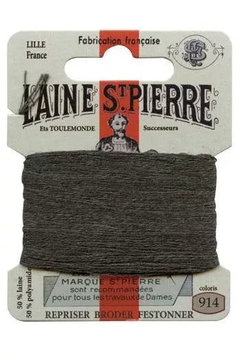 Laine Saint-Pierre embroidery thread shade 914 Slate