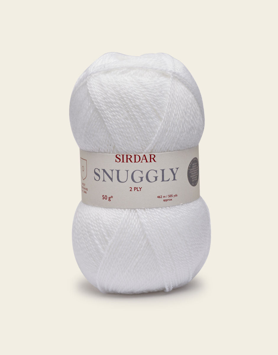Sirdar Snuggly 2 Ply-White