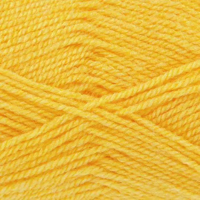 Knitting yarn in gold