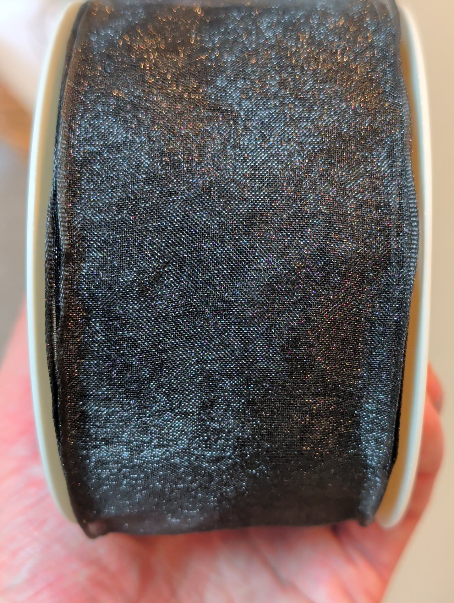 Black Double Faced Satin Ribbon 60mm x 25m (Art 12501)
