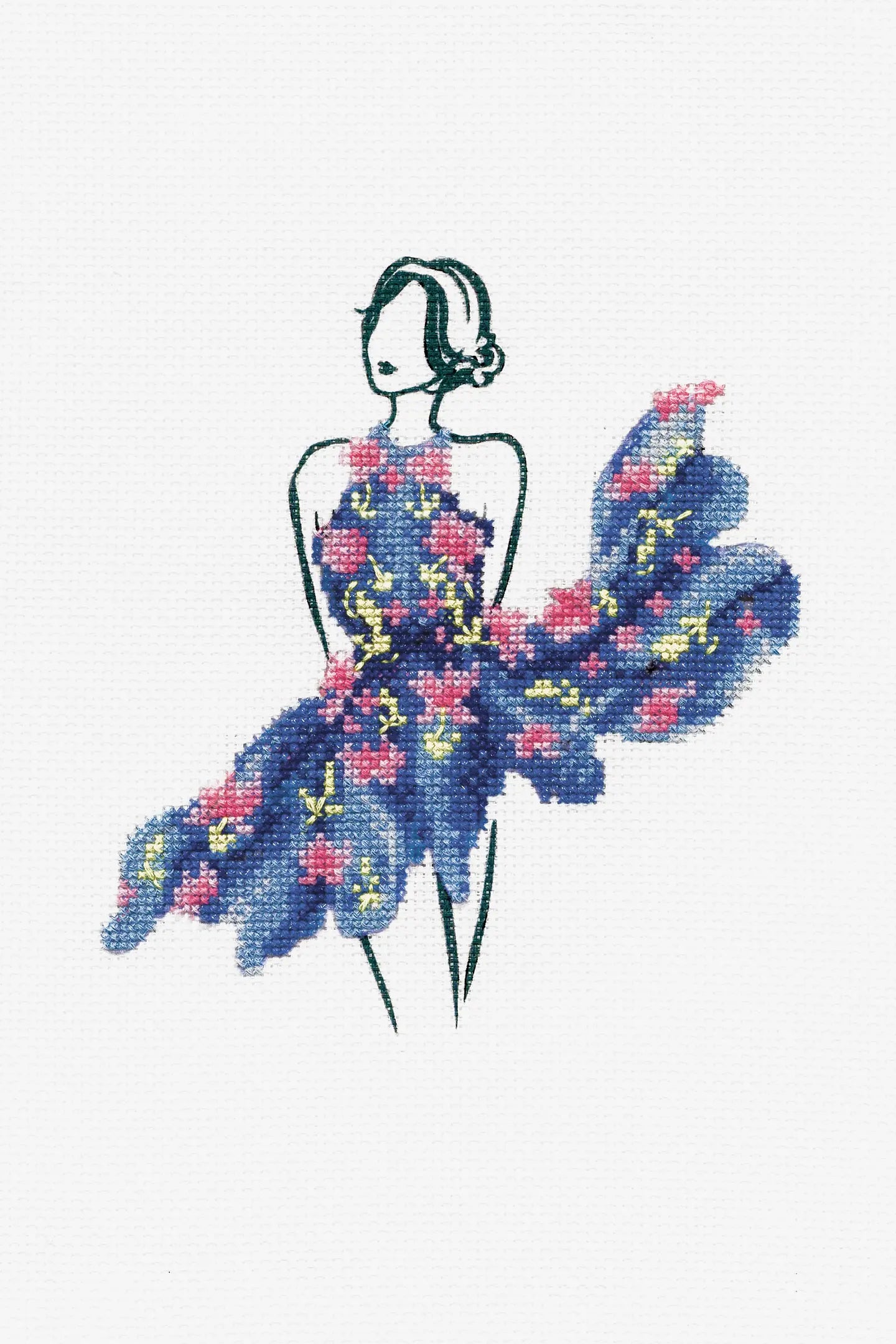 DMC Tutu Blue Cross Stitch