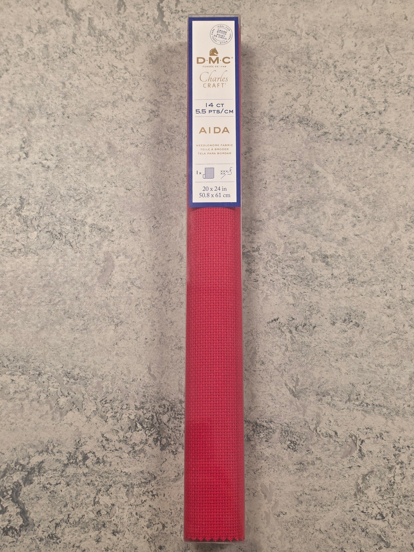 D.M.C Aida 14ct. - Red