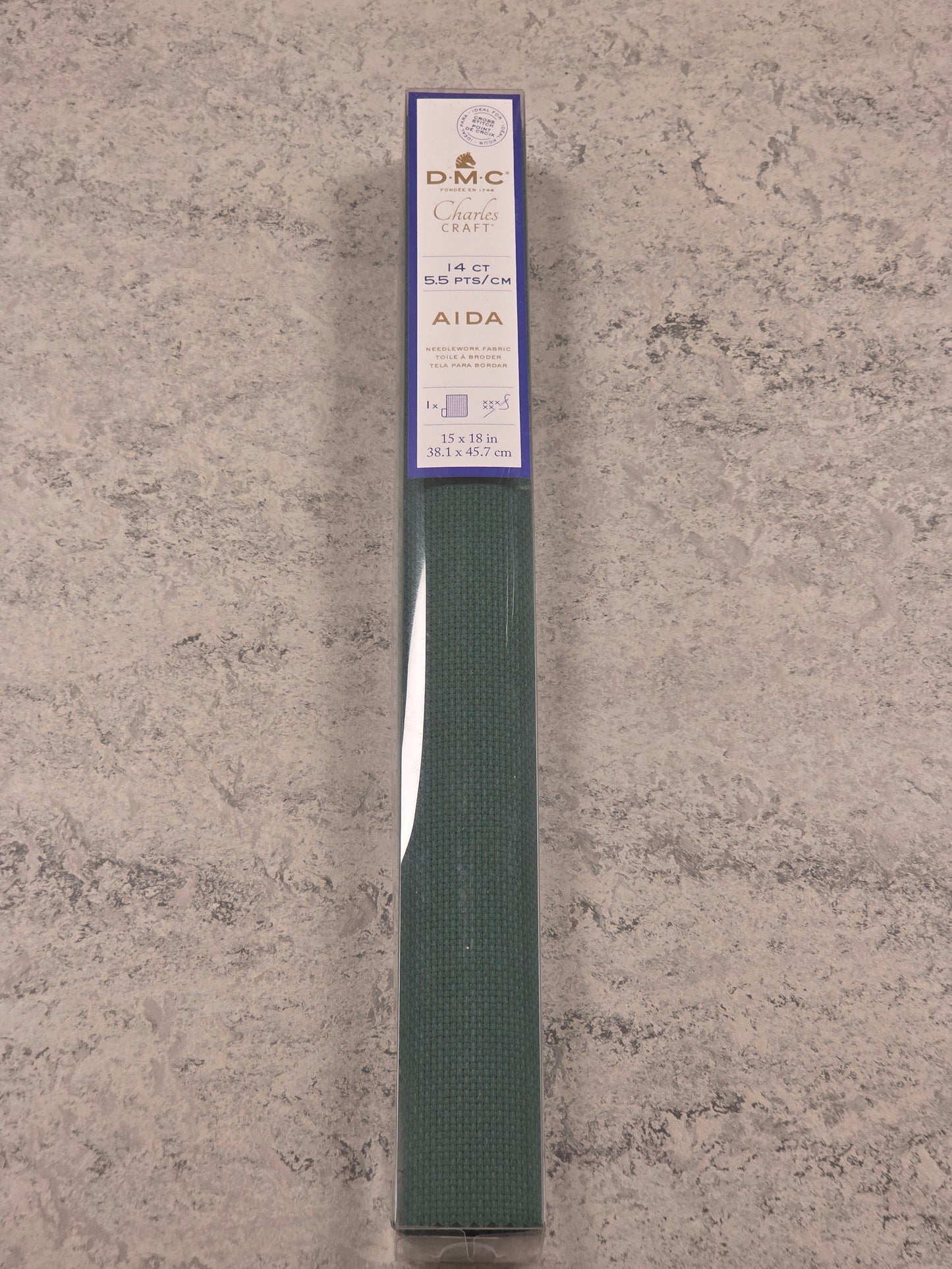 D.M.C Aida 14 ct. - Green