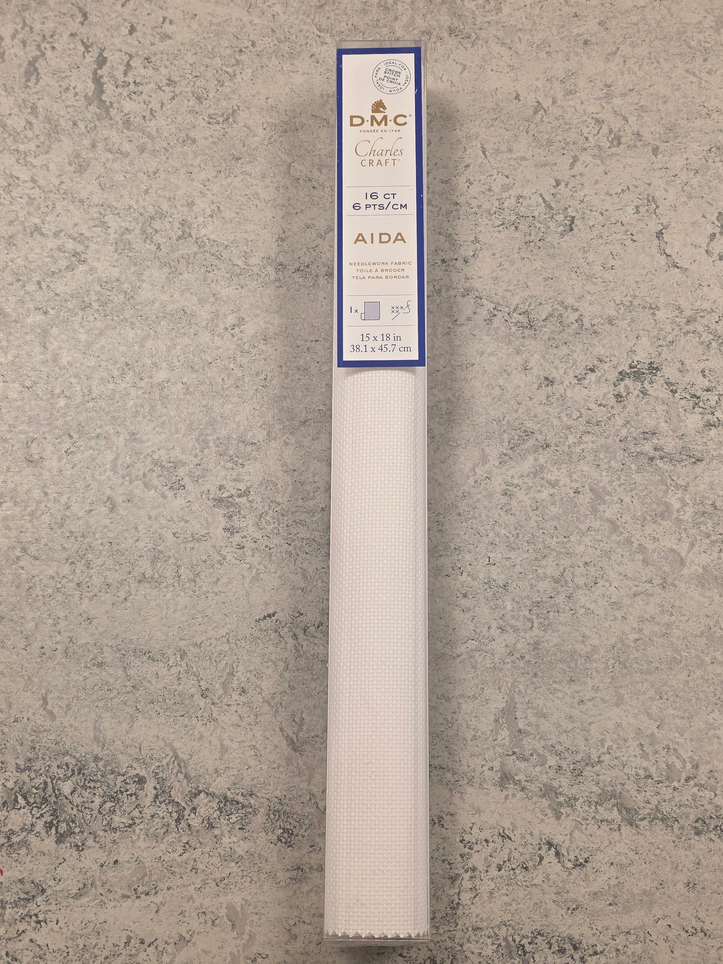 D.M.C Aida 16ct. - Blanc