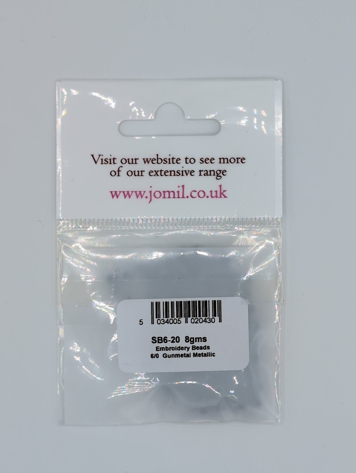 Craft beads for jewellery making - close up detail