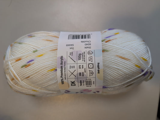 Stylecraft Bambino Dotty DK in Babino Dotty DK Chuckle — 100% Premium Acrylic, DK (Double Knitting), 100g