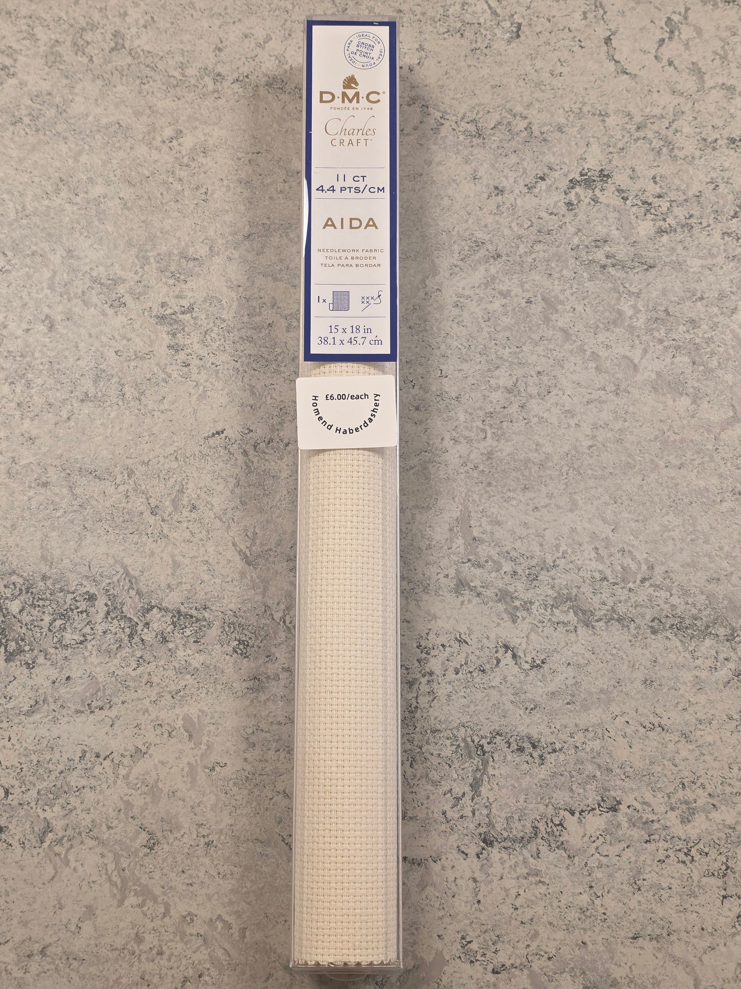 D.M.C Aida 11ct. - Ecru