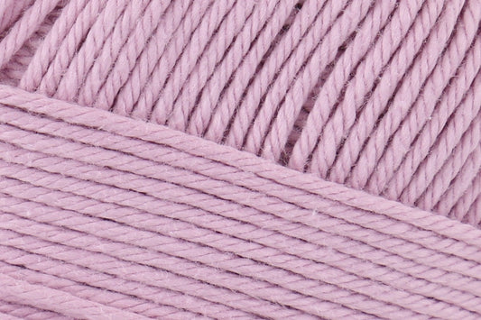Sirdar yarn in rose, cotton blend - close up detail