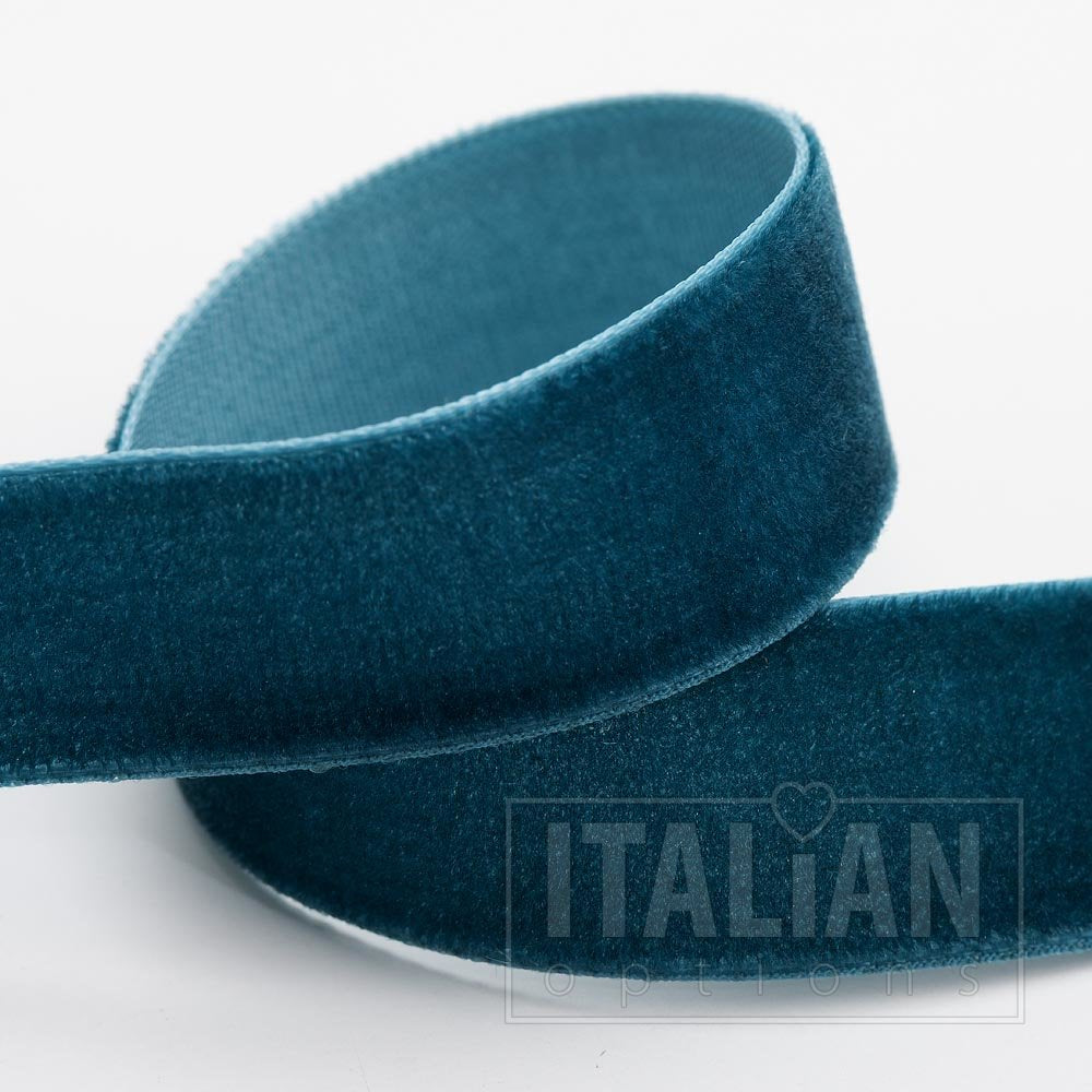 Vintage teal ribbon