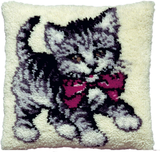 PAKO 40X40 cm LATCH HOOK KIT CAT