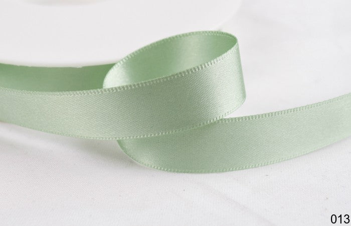 Pistachio Green Wired Double Faced Satin Ribbon 38mm x 25m (Art 12102)