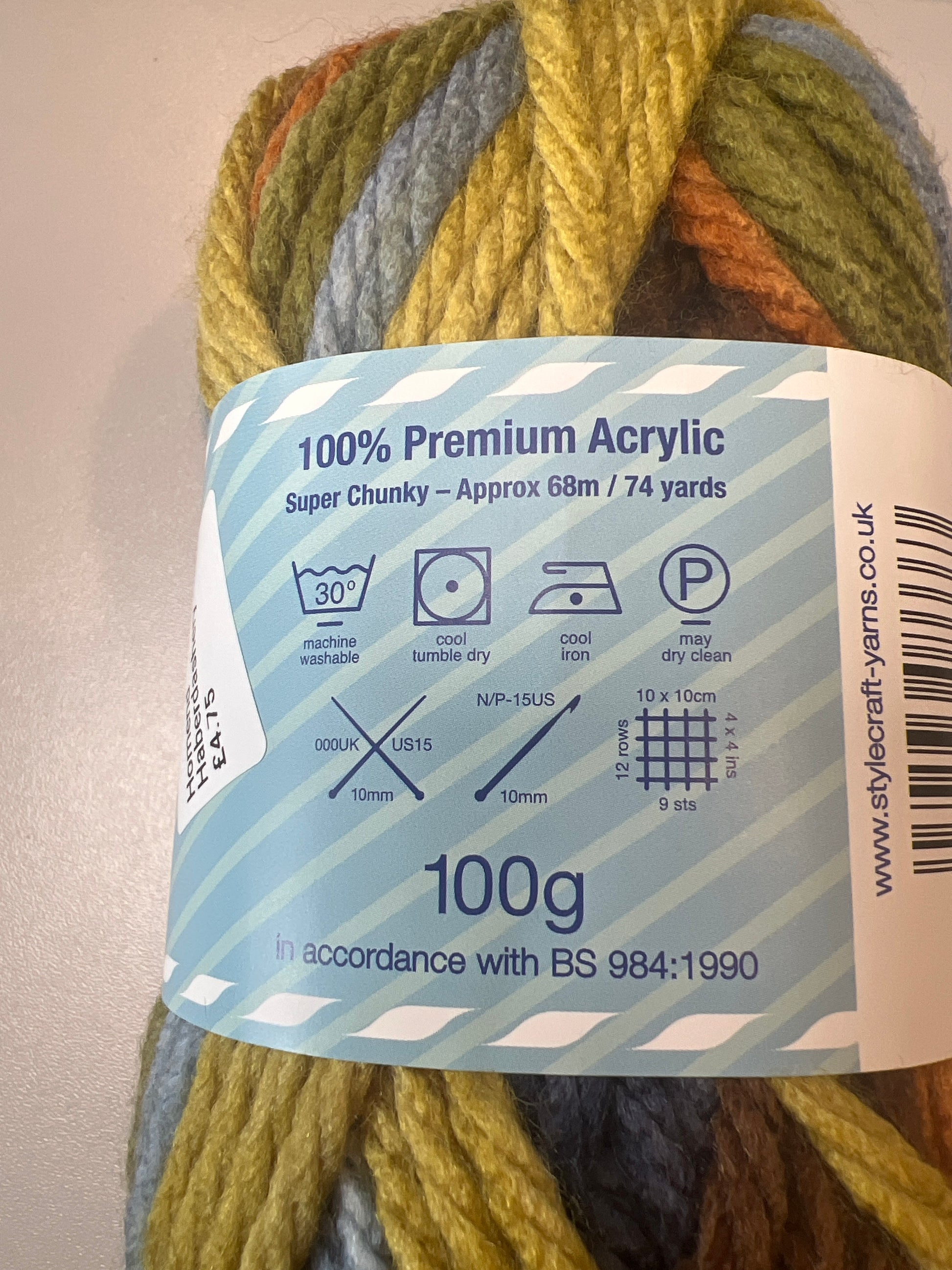Stylecraft Merry Go Round XL in Stylecraft Merry Go Round XL — 100% Premium Acrylic, Super Chunky, 200g