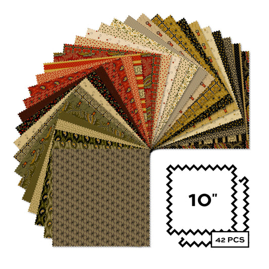 Andover Fabrics Madison Manor Revisited - 10 Inch Square Pack (42 Cuts)