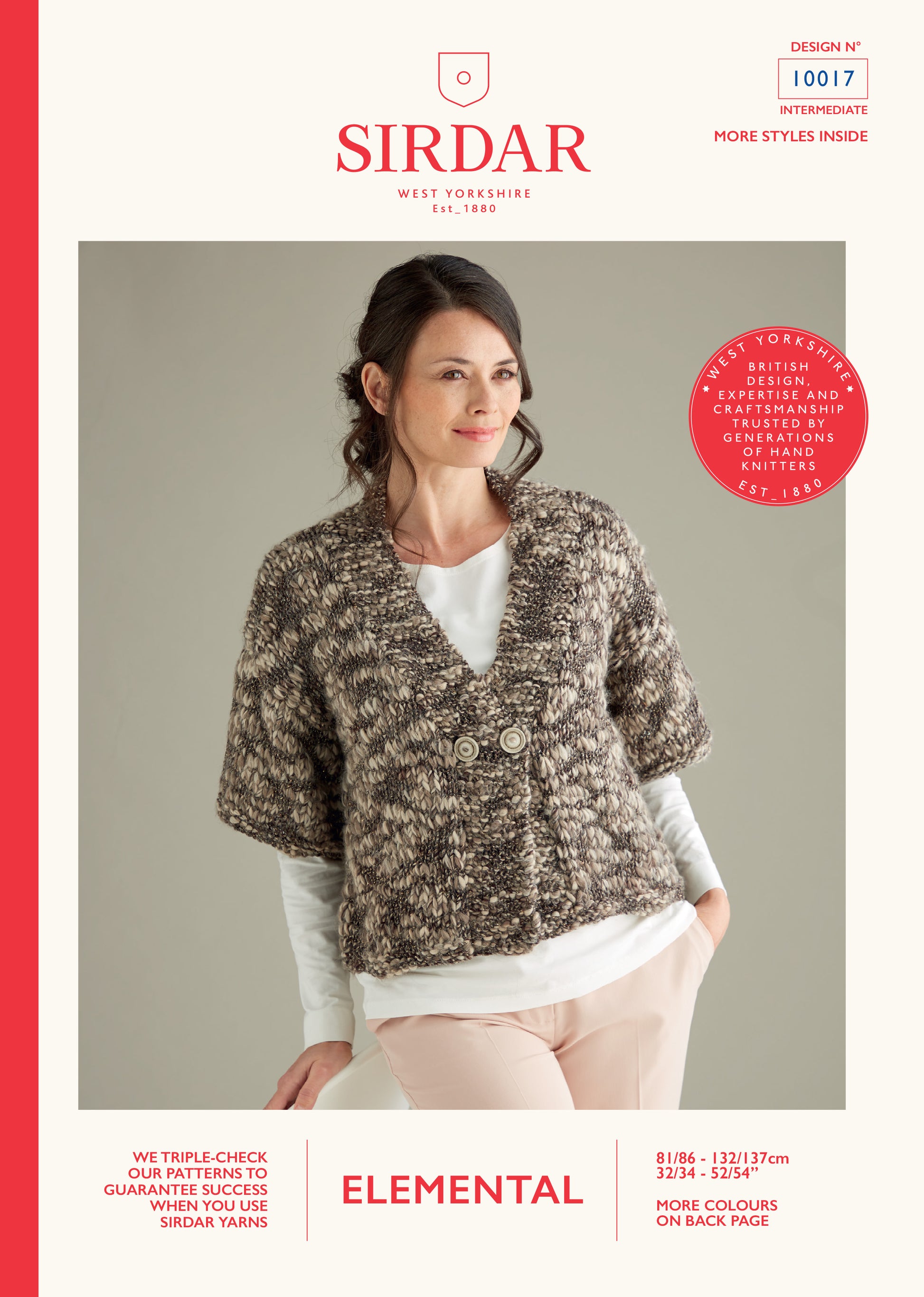 Sirdar Pattern 10017 - Sirdar Elemental Super chunky - Product image