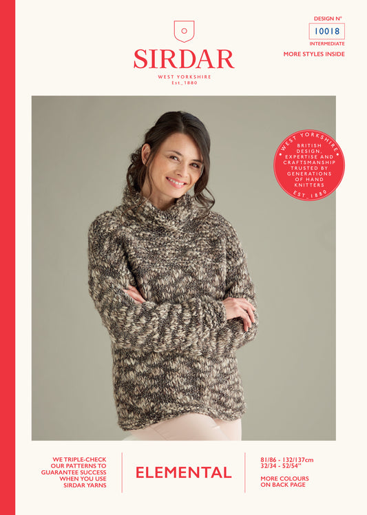 Sirdar Pattern 10018 - Sirdar Elemental Super chunky - Product image